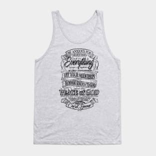 Be anxious for nothing - Peace of God - Philippians 4:6-7 Tank Top